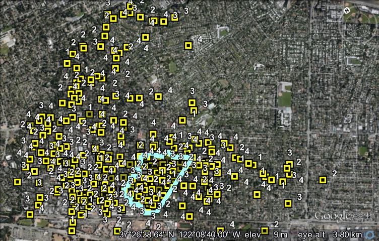 Numbered-Category Buildings Near Downtown